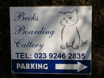 Becks Boarding Cattery. Hayling Island. Hants