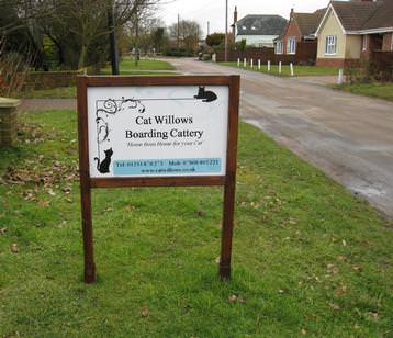 Cattery Road Sign