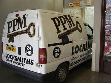 PPM locksmiths van