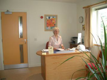 Receptionist at Centre