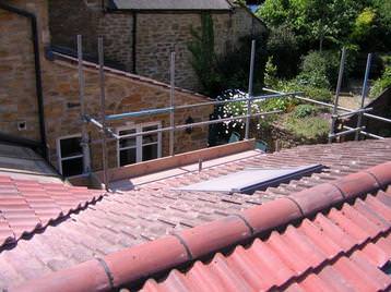 tiled roof