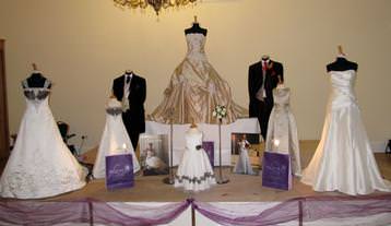 Our Wedding stand at Doxford Hall