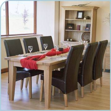 Nevis Solid Natural Ash Dining Set