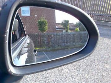 Door mirror view 2