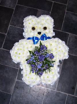 Teddy bear funeral tribute