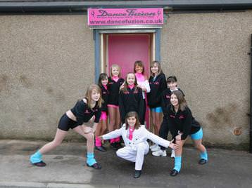 DanceFuzion Pupils & Me Outside Studio