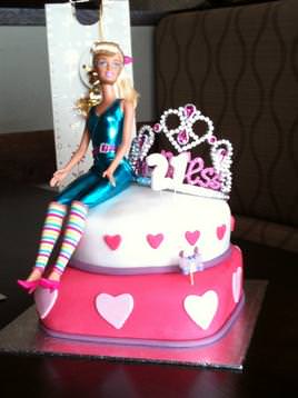 2 tier princess cake