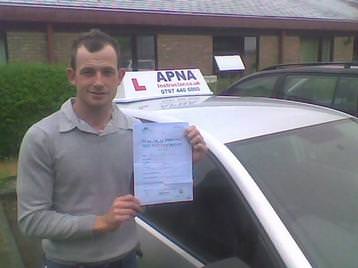 Derbyshire cricketer Graham Wagg1st time pass