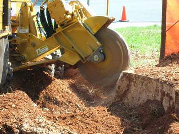 Stump grinding