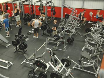 Gym floor area