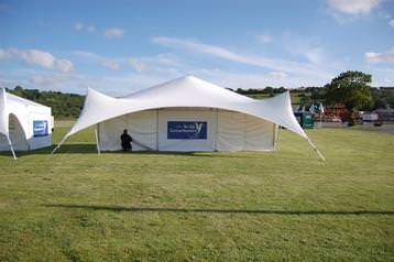 Marquee sail for carmarthen council