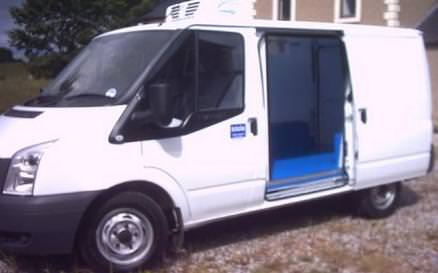 Short wheelbase Chiller van