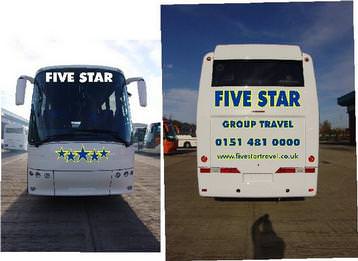 coach bus minbus liverpool