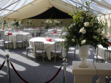 Wedding, party marquee hire in Ashbourne
