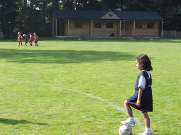 Children on field