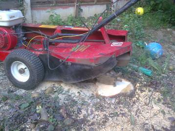 Stump grinding