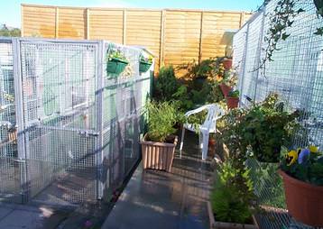 Our secure cat pens