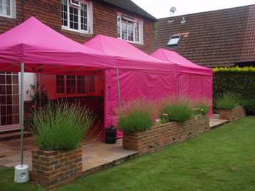 Pink Marquees for 18th Birthday Party