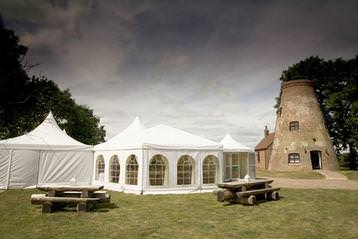 The Wedding Marquee outside