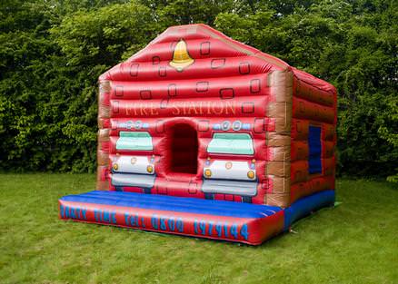 Fire Station box bouncy castle