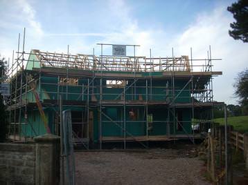 Scaffold assisting new build project