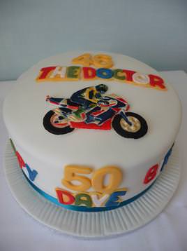 Motorbike Cake