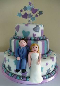 Funky Wedding Cake