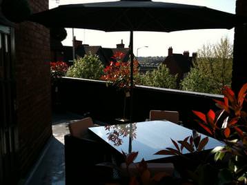 Office roof terrace