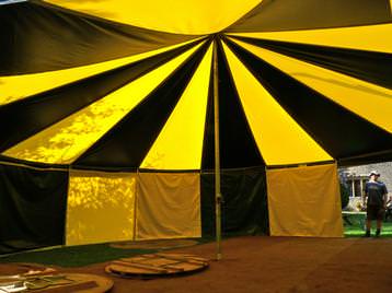 Our Beautiful 30 foot circus tent
