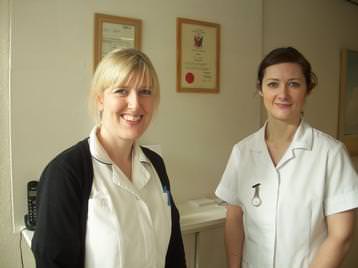 Emma and Katie our friendly Podiatrists