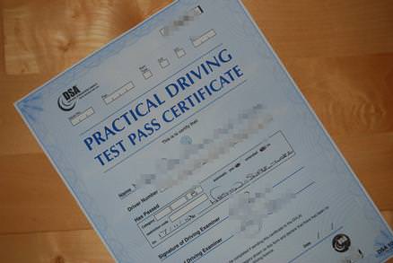 Pass certificate