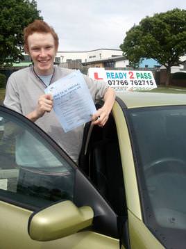 Nathan passed first time with Ready2pass