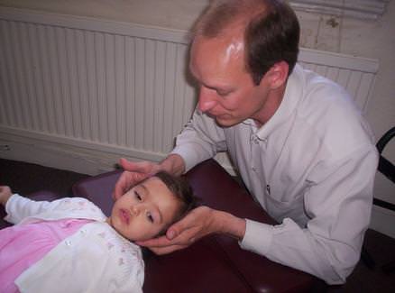 Francois adjusting Alexa aged 3