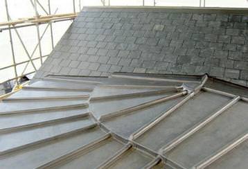 Lead roof detail
