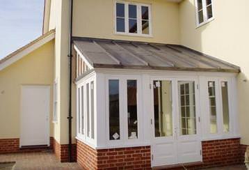 Sun room lead roof