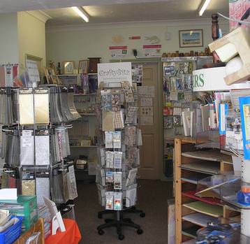 Interior of shop