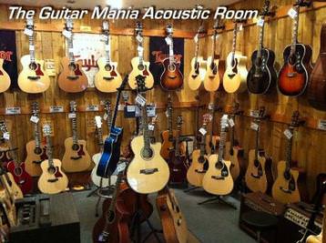 Some of our acoustic guitars
