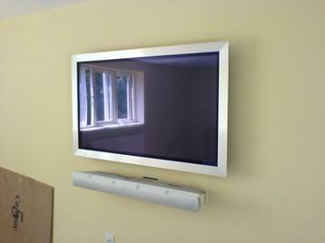TV installation at Heathrow airport