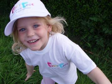 Girl enjoying Funky Feet Dance workshop