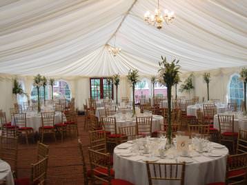 A typical wedding interior