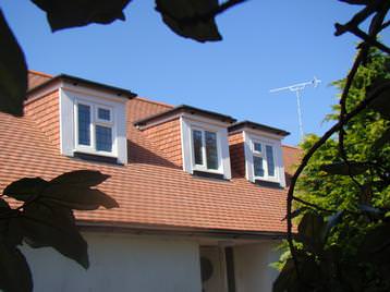 A loft conversion and new roof.  