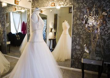 Private bridal changing room