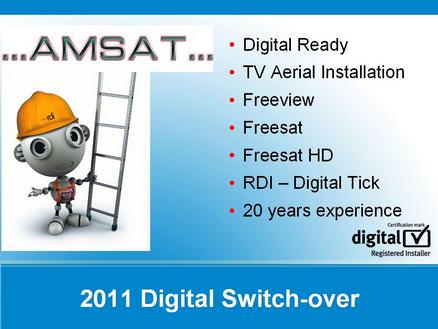 Digital switch-over ready TV aerial installs