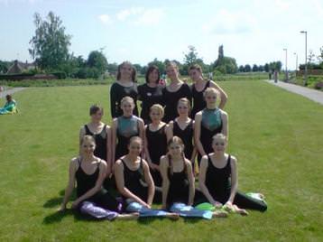 senior dancers entertaing at a festival