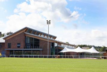 Wentworth Leisure Centre from the rear