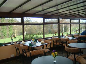 A great views from the dining room.