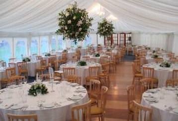 Wedding with full lining & Beech-wood chairs