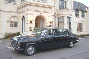 Our Daimler at Botleigh Grange