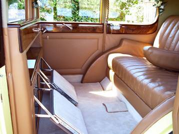 Our 5 passenger Rolls Royce interior