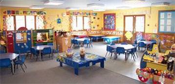 This is one of our pre school rooms
